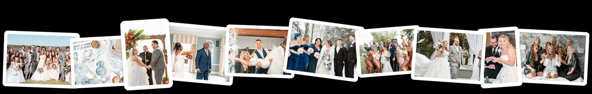 Wedding photo collage