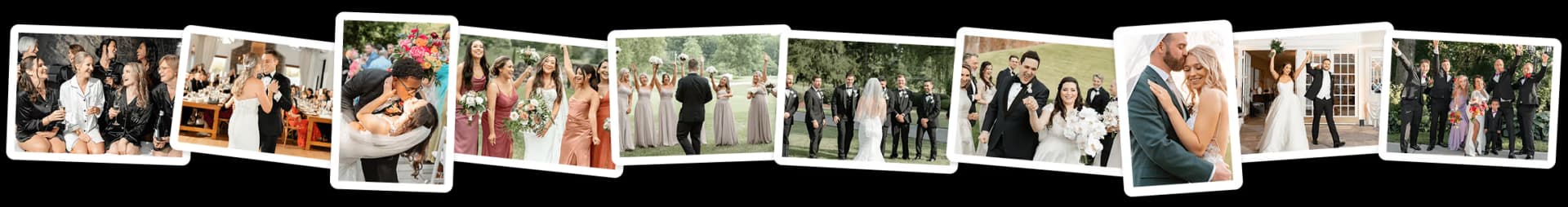 Wedding photo collage